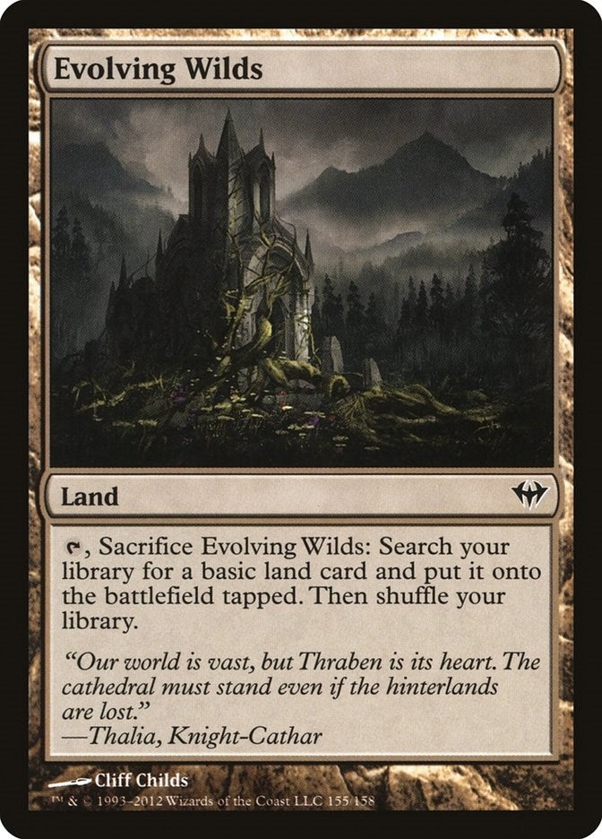 Image for Evolving Wilds (155) - Magic: The Gathering