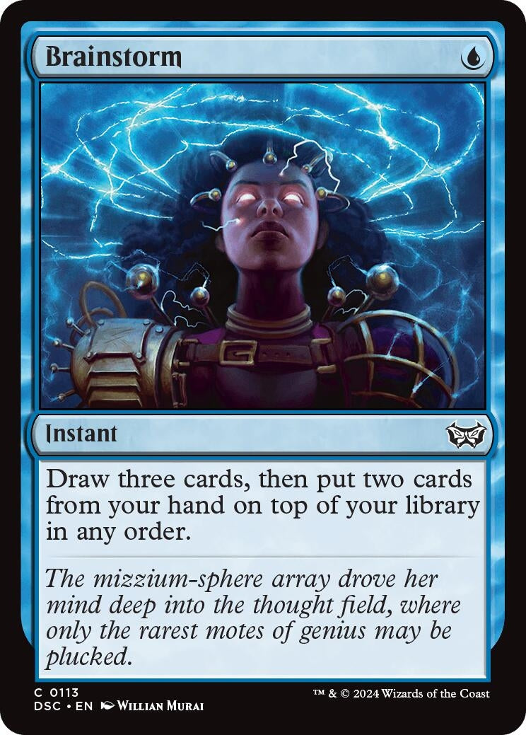 Image for Brainstorm (113) - Magic: The Gathering