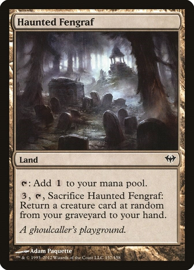 Image for Haunted Fengraf (157) (DKA) - Magic: The Gathering