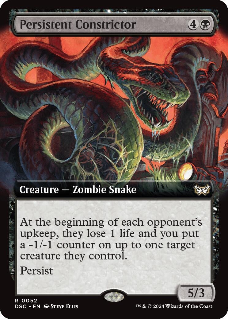 Image for Persistent Constrictor (Extended Art) (52) - Magic: The Gathering