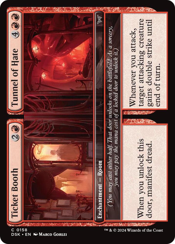 Image for Ticket Booth // Tunnel of Hate (158) - Magic: The Gathering
