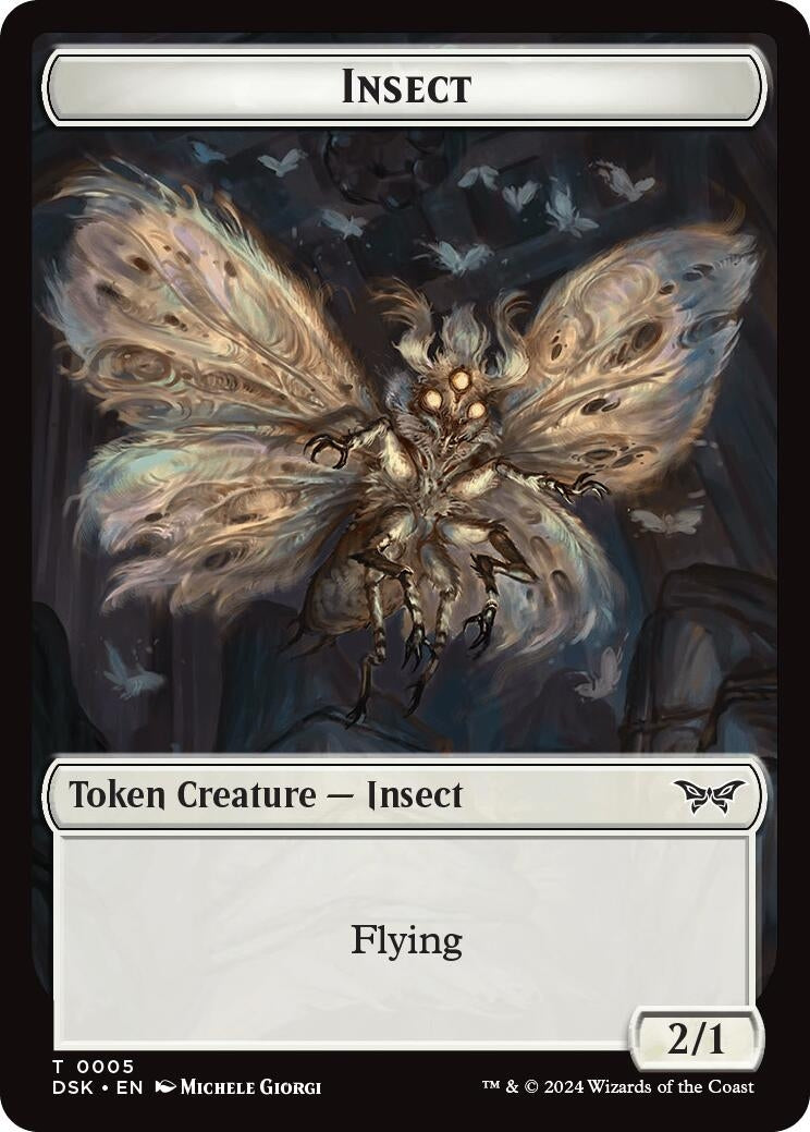 Image for Insect (0005) Token (5) - Magic: The Gathering