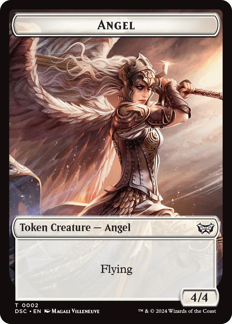 Image for Angel // Treasure Double-Sided Token (2 // 15) - Magic: The Gathering