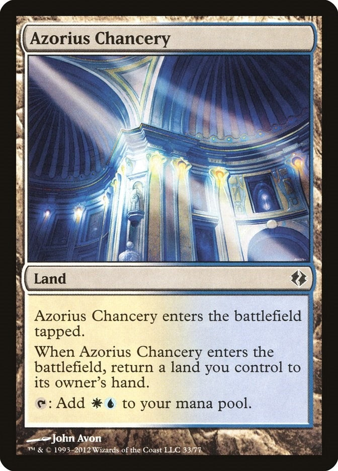Image for Azorius Chancery (33) - Magic: The Gathering