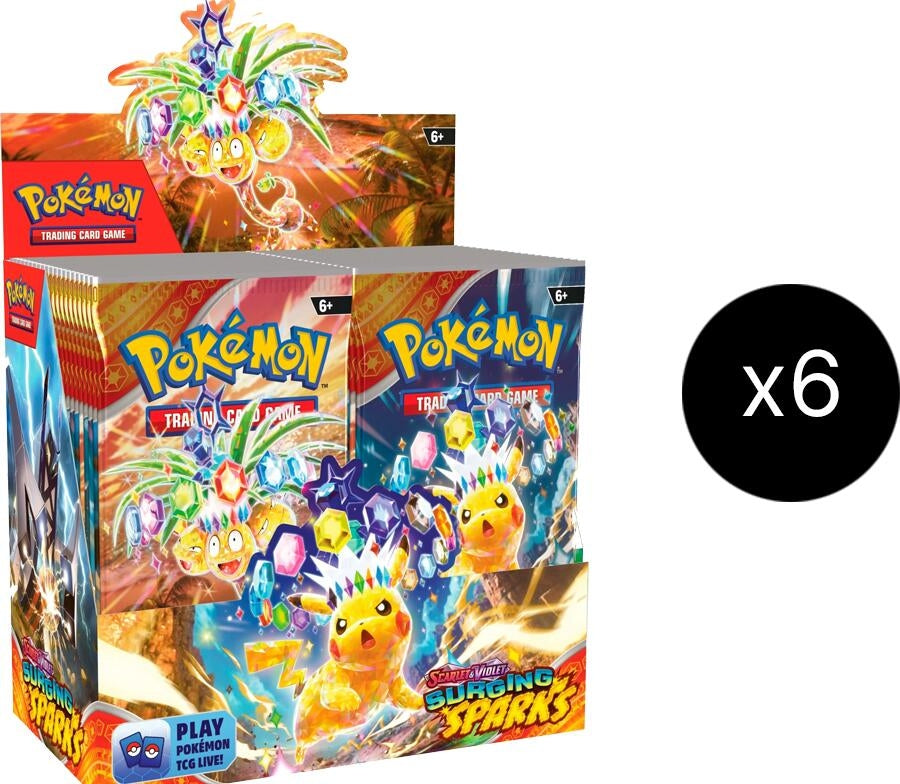 Image for Surging Sparks Booster Box Case - Pokemon