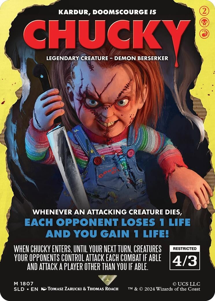 Image for Chucky - Kardur, Doomscourge (1807) - Magic: The Gathering