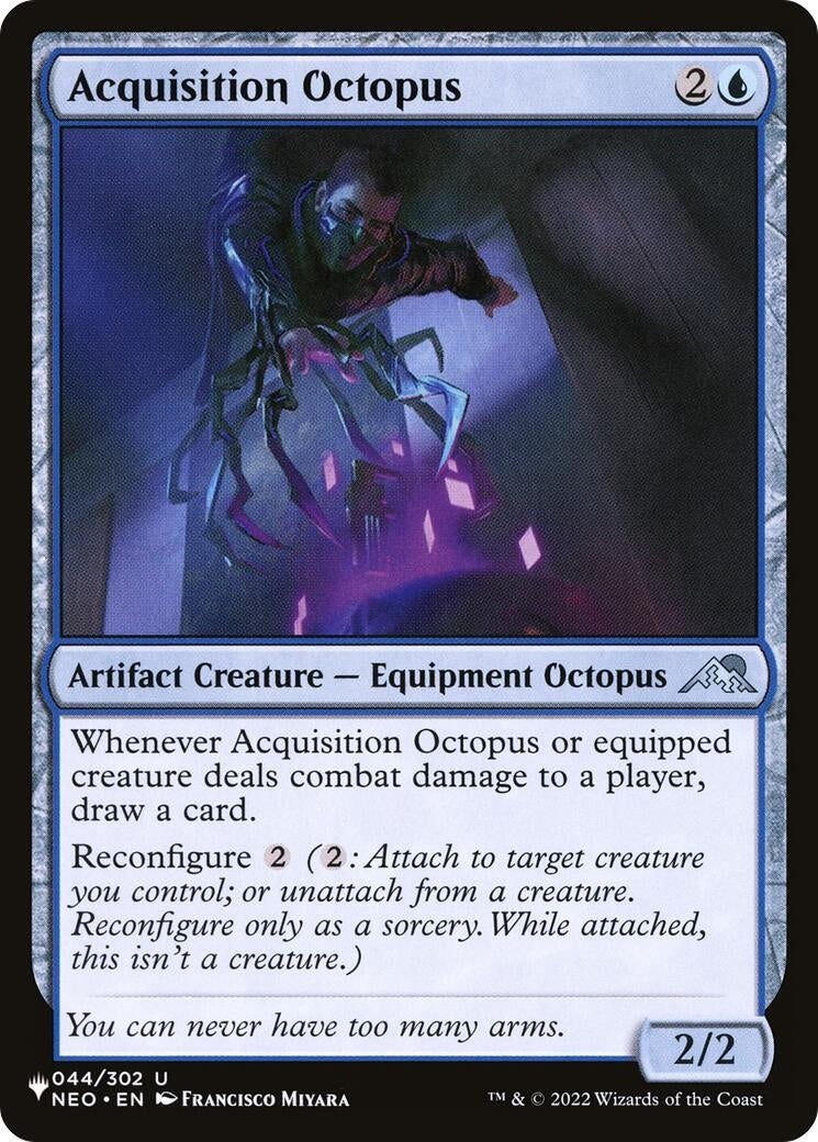 Image for Acquisition Octopus (044/302) (LIST) - Magic: The Gathering