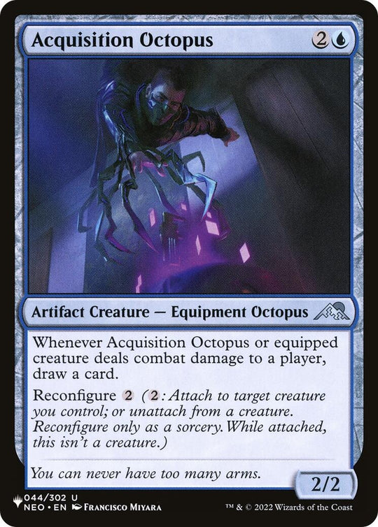 Image for Acquisition Octopus (044/302) (LIST) - Magic: The Gathering