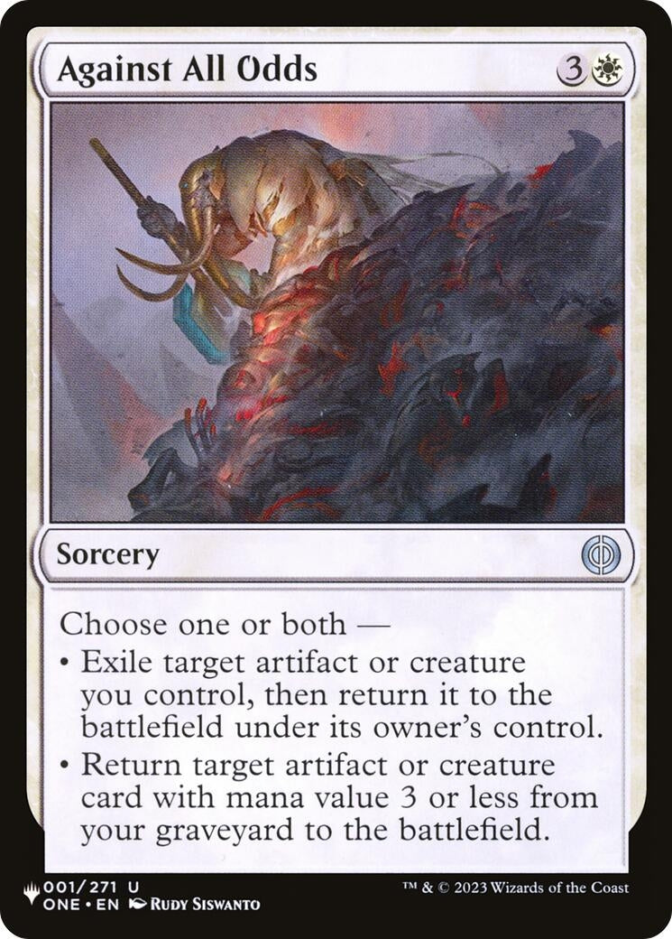 Image for Against All Odds (001/271) (LIST) - Magic: The Gathering