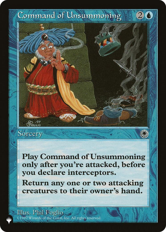 Image for Command of Unsummoning (LIST) - Magic: The Gathering