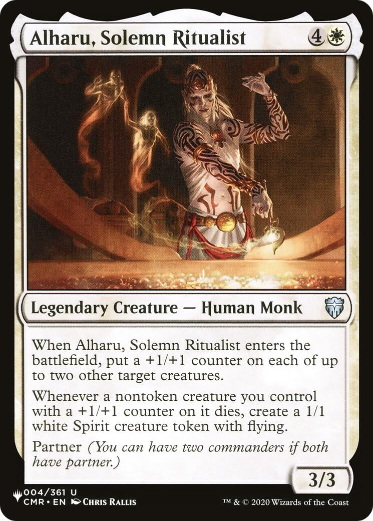 Image for Alharu, Solemn Ritualist (004/361) (LIST) - Magic: The Gathering