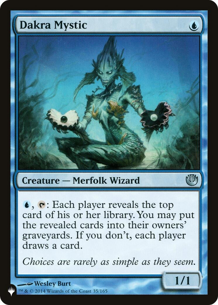 Image for Dakra Mystic (35/165) (LIST) - Magic: The Gathering