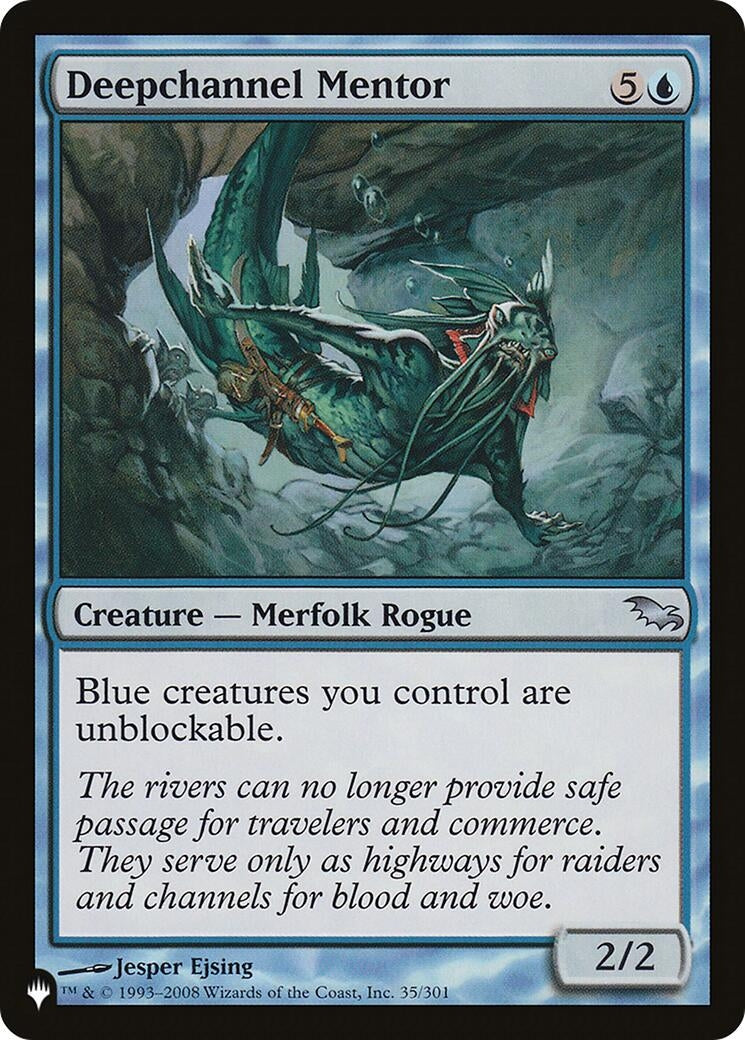 Image for Deepchannel Mentor (35/301) - Magic: The Gathering