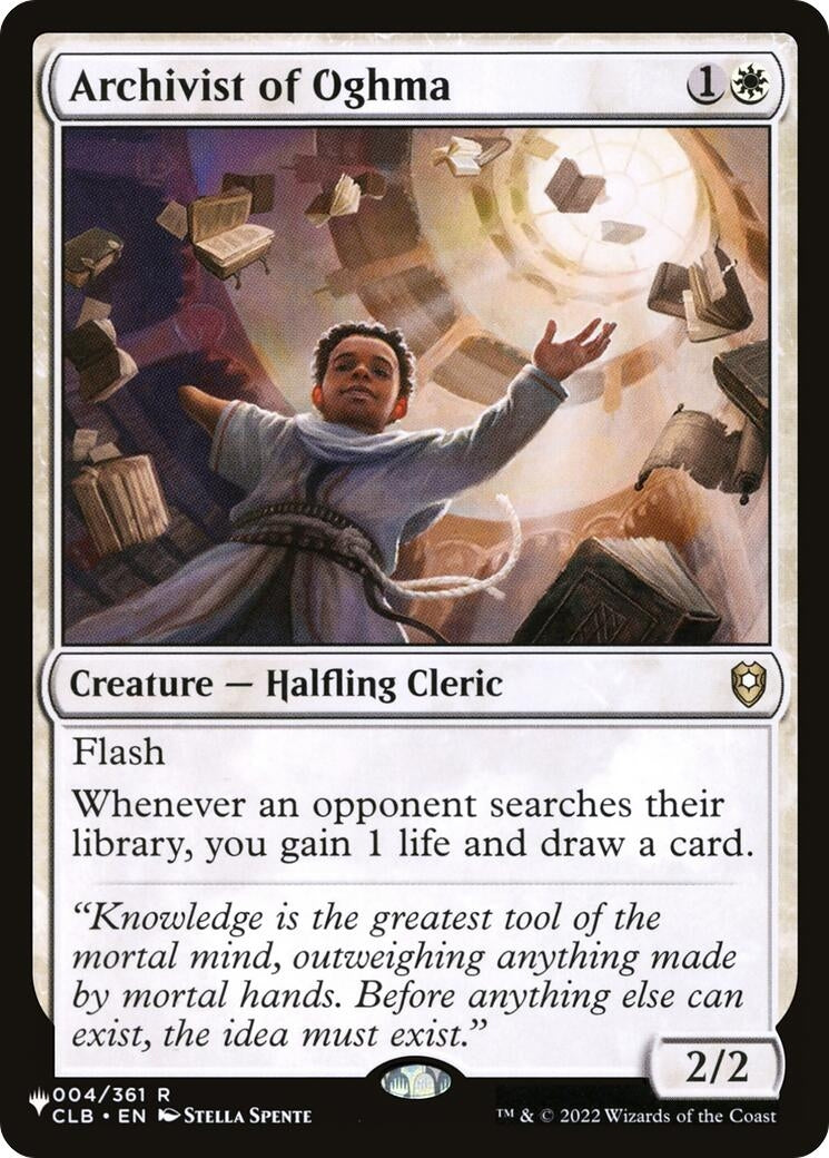 Image for Archivist of Oghma (004/361) (LIST) - Magic: The Gathering