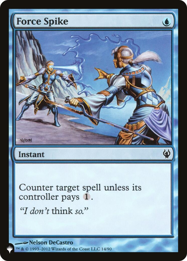 Image for Force Spike (14/90) (LIST) - Magic: The Gathering