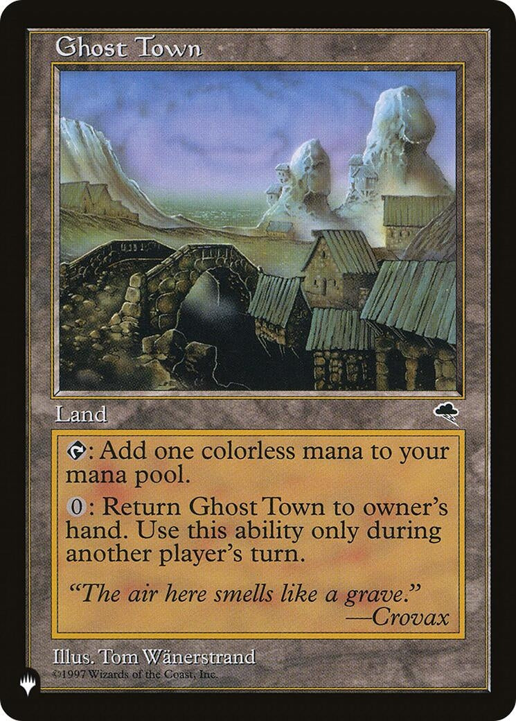 Image for Ghost Town - Magic: The Gathering