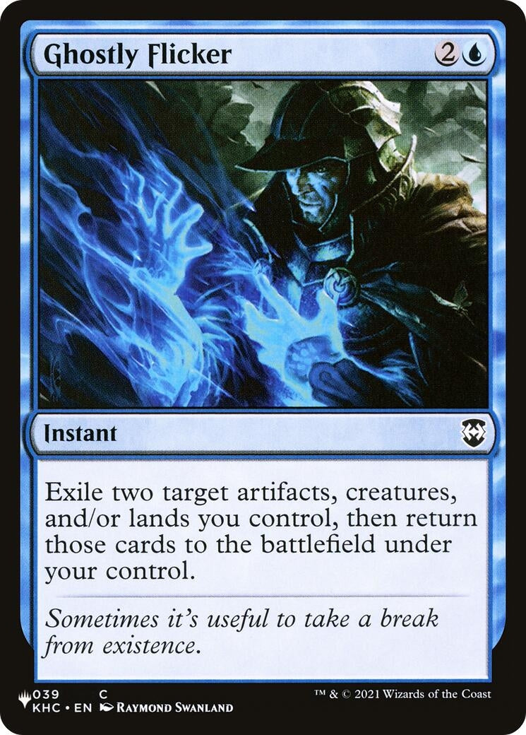 Image for Ghostly Flicker (039) (LIST) - Magic: The Gathering