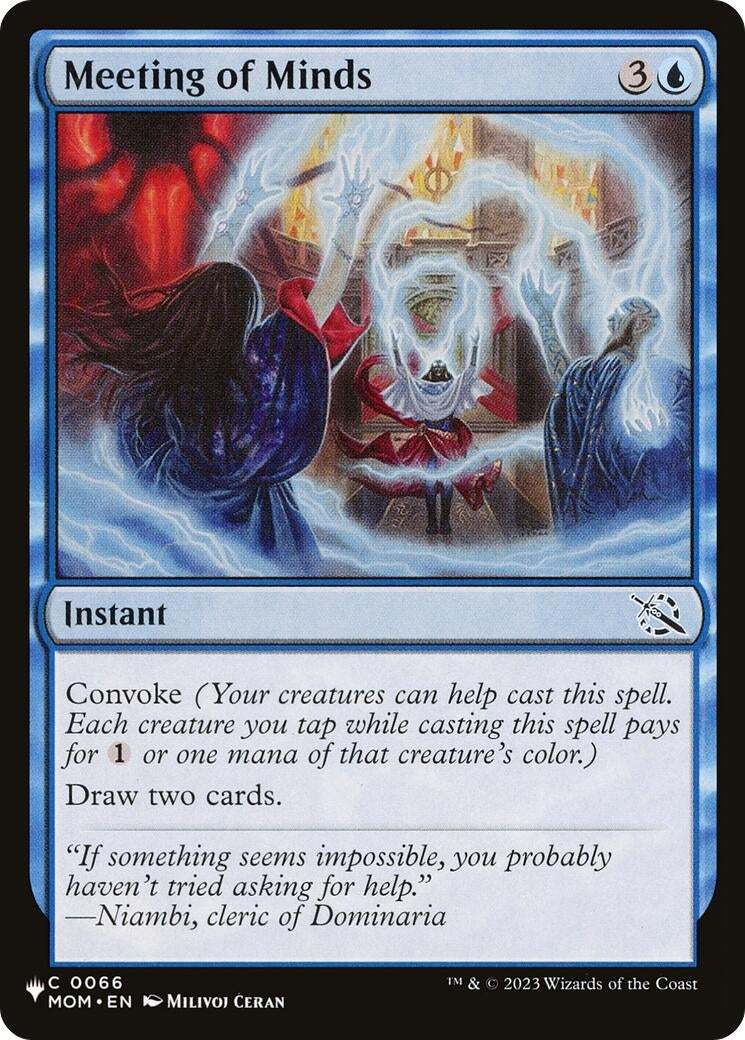Image for Meeting of Minds (0066) (LIST) - Magic: The Gathering