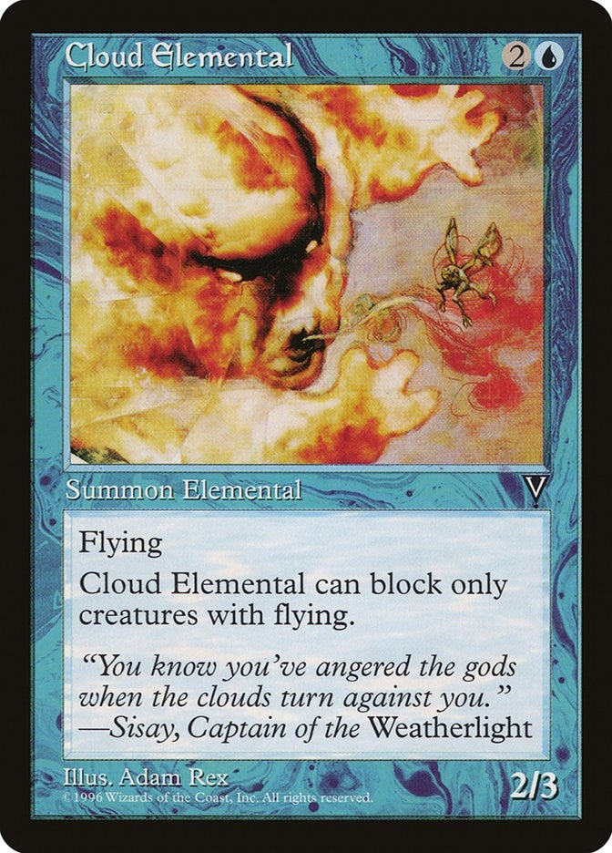 Image for Cloud Elemental - Magic: The Gathering