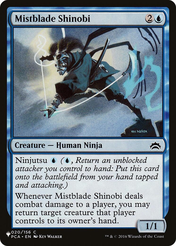 Image for Mistblade Shinobi (020/156) - Magic: The Gathering
