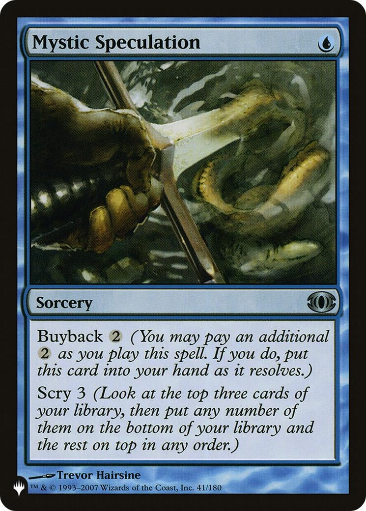 Image for Mystic Speculation (41/180) (LIST) - Magic: The Gathering