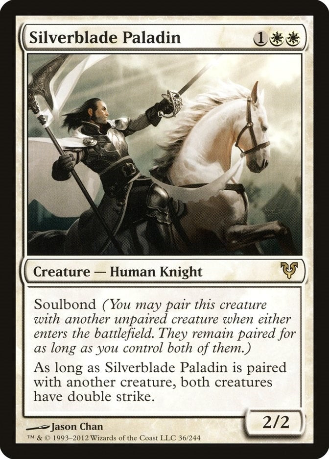 Image for Silverblade Paladin (36) - Magic: The Gathering
