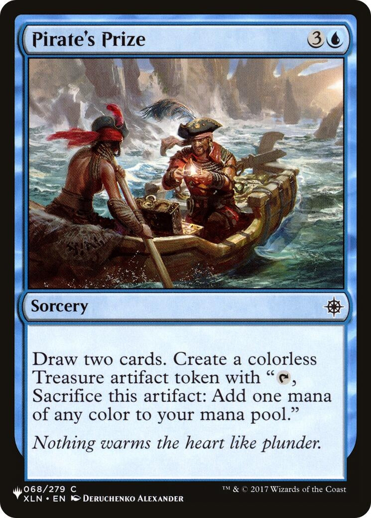 Image for Pirate's Prize (068/279) (LIST) - Magic: The Gathering