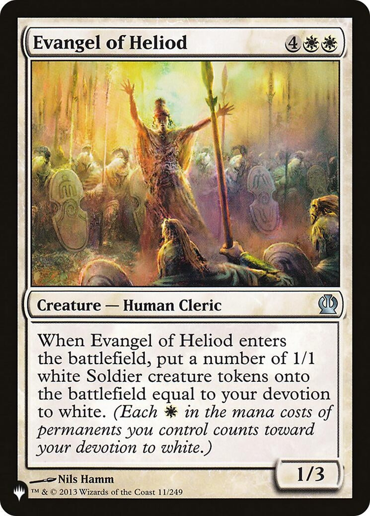 Image for Evangel of Heliod (11/249) - Magic: The Gathering