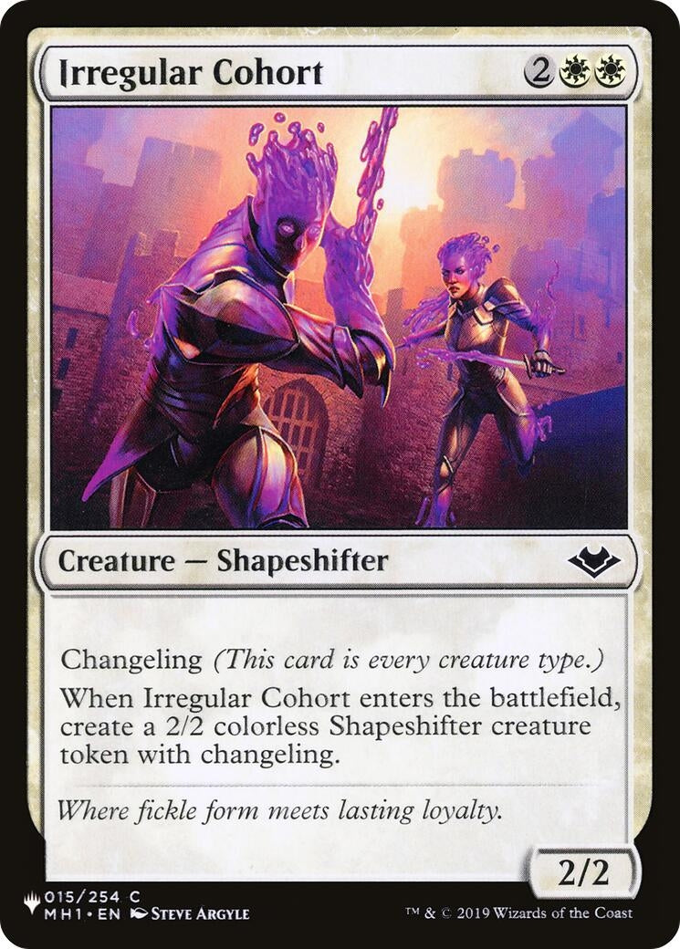 Image for Irregular Cohort (015/254) (LIST) - Magic: The Gathering