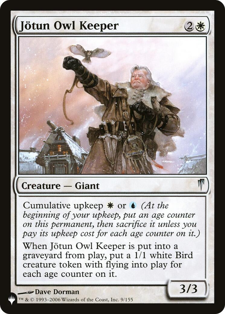 Image for Jotun Owl Keeper (9/155) - Magic: The Gathering