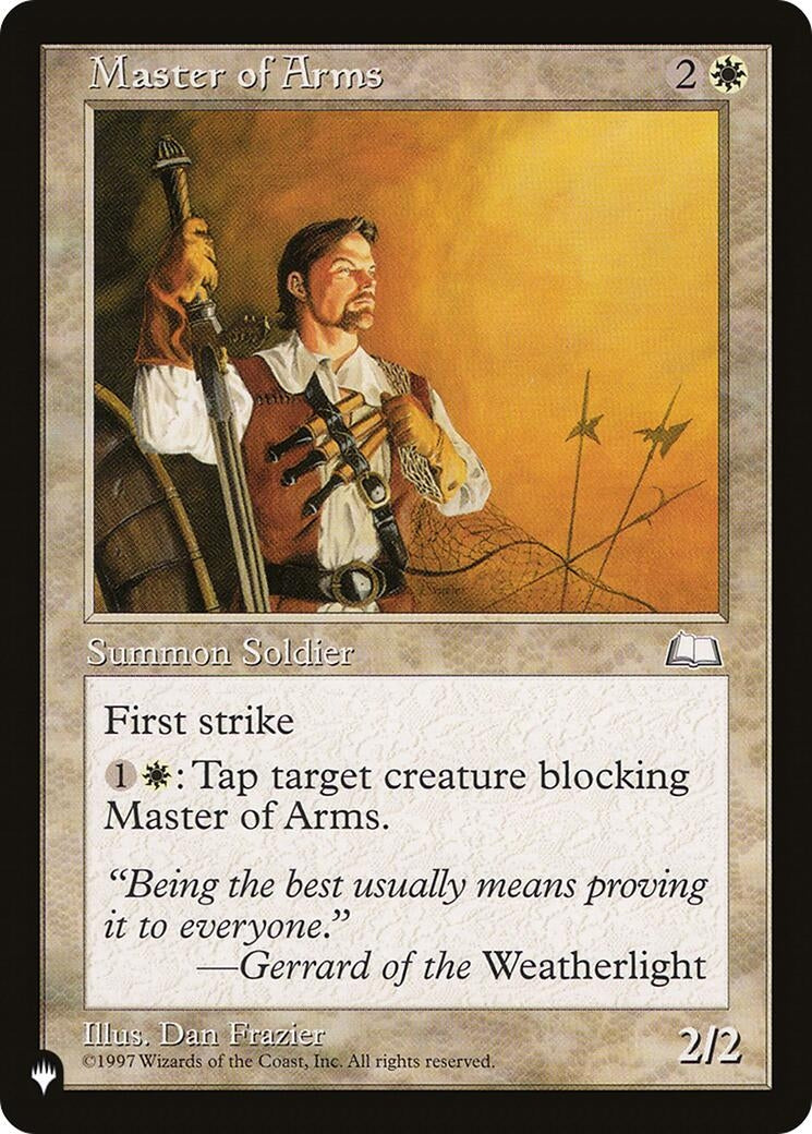 Image for Master of Arms (LIST) - Magic: The Gathering