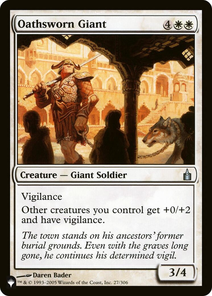 Image for Oathsworn Giant (27/306) - Magic: The Gathering