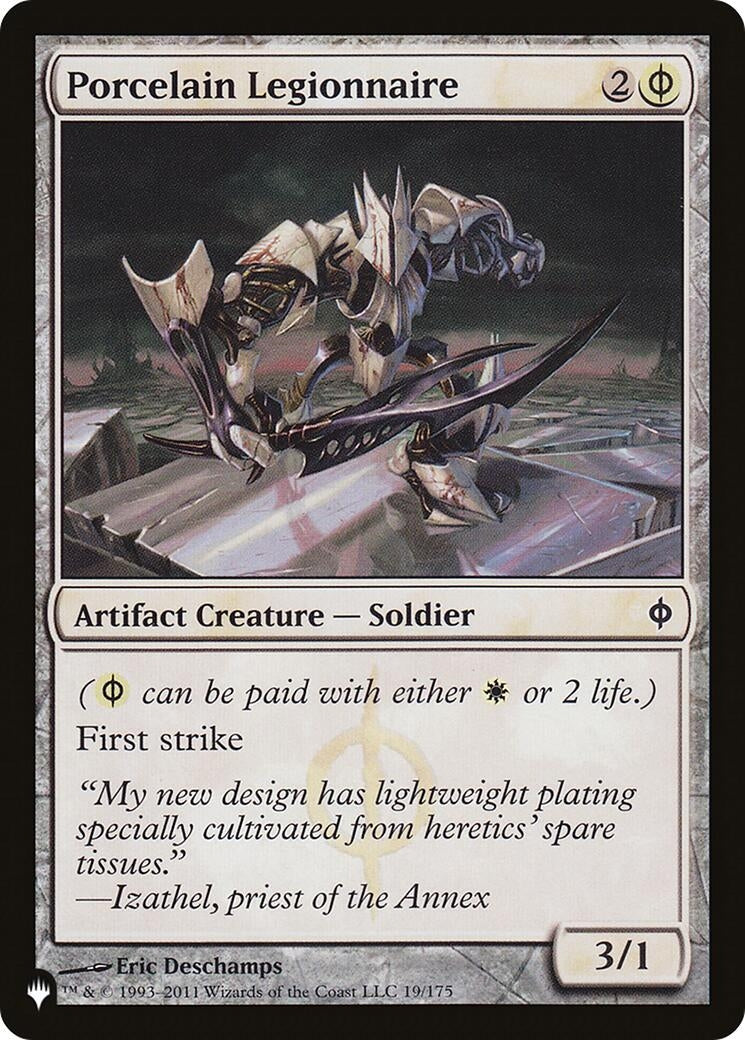 Image for Porcelain Legionnaire (19/175) - Magic: The Gathering