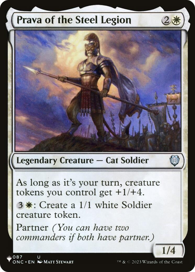 Image for Prava of the Steel Legion (087/028) - Magic: The Gathering