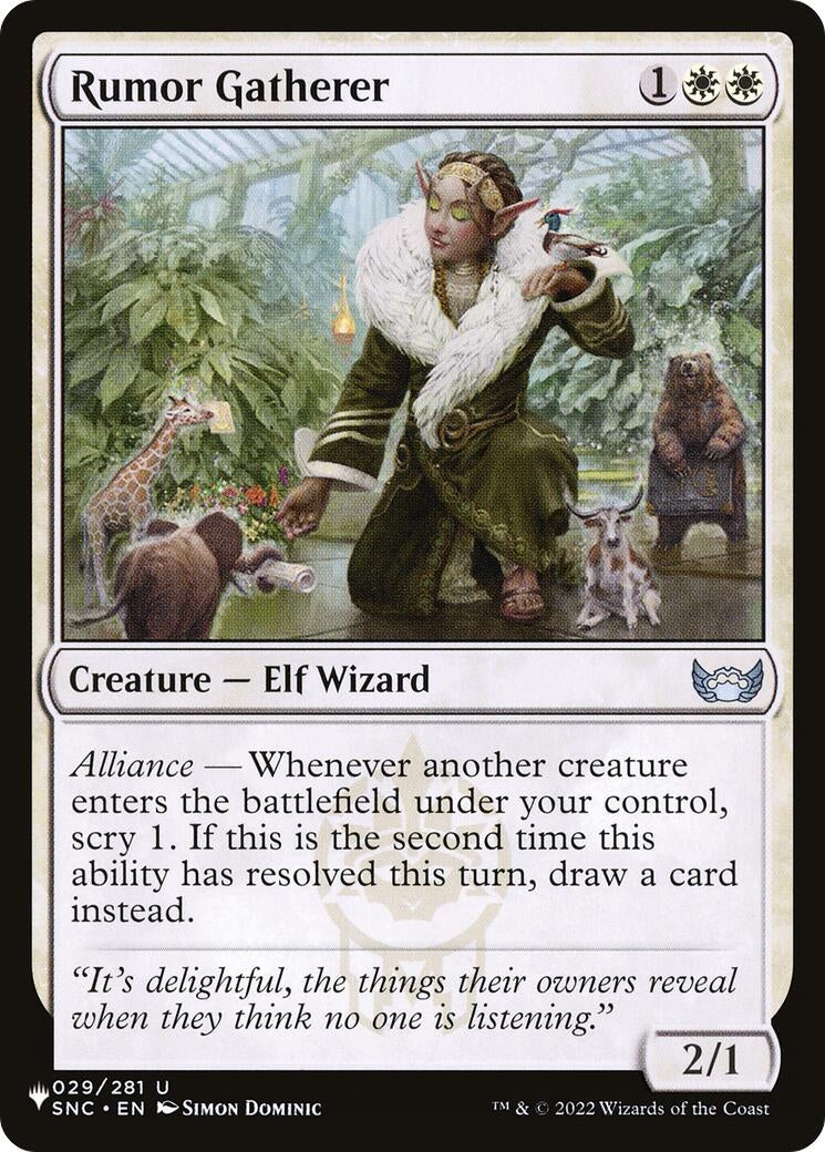 Image for Rumor Gatherer (029/281) - Magic: The Gathering