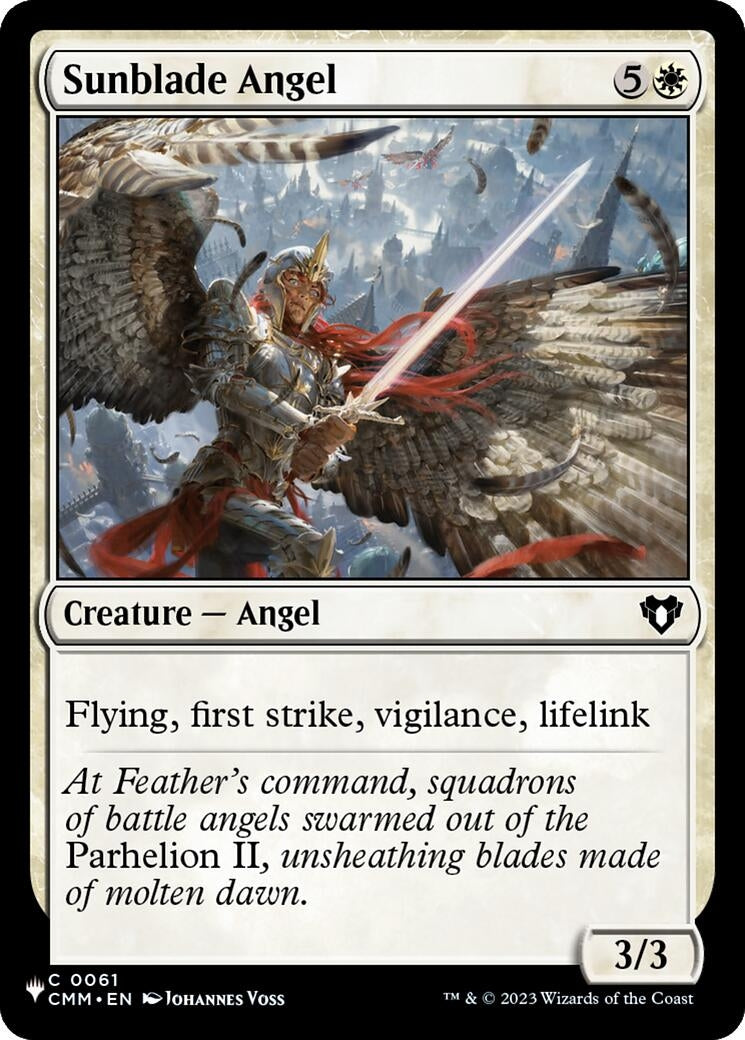 Image for Sunblade Angel (0061) (LIST) - Magic: The Gathering