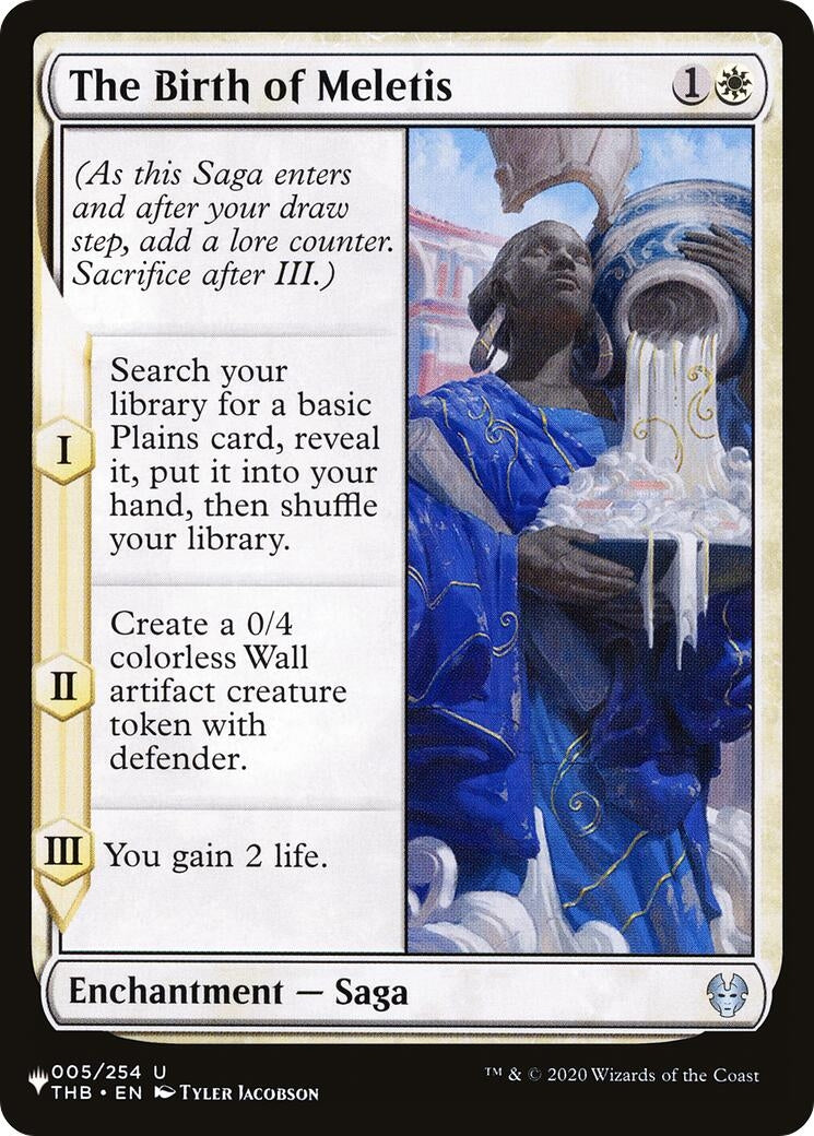 Image for The Birth of Meletis (005/254) (LIST) - Magic: The Gathering