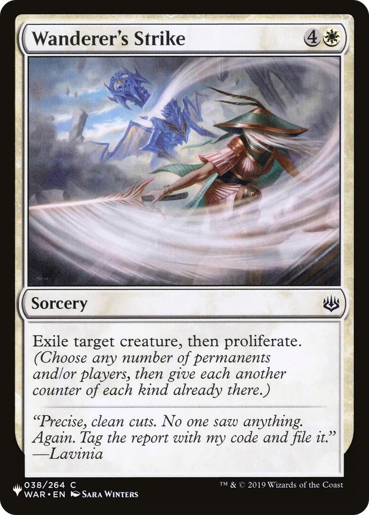 Image for Wanderer's Strike (038/264) - Magic: The Gathering