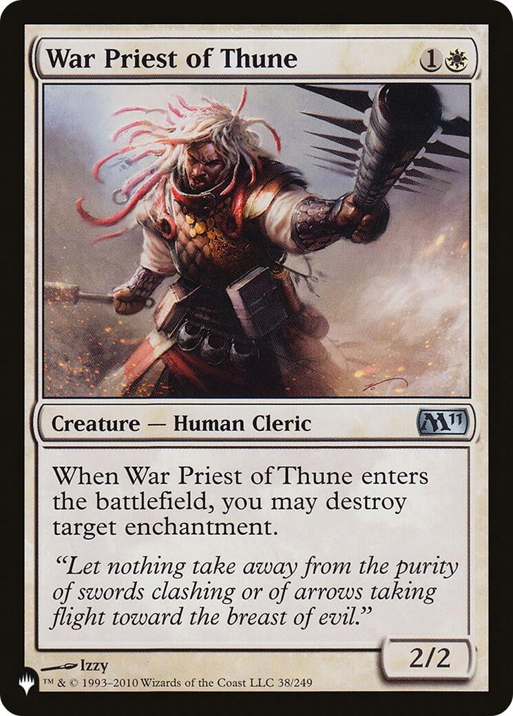 Image for War Priest of Thune (38/249) - Magic: The Gathering
