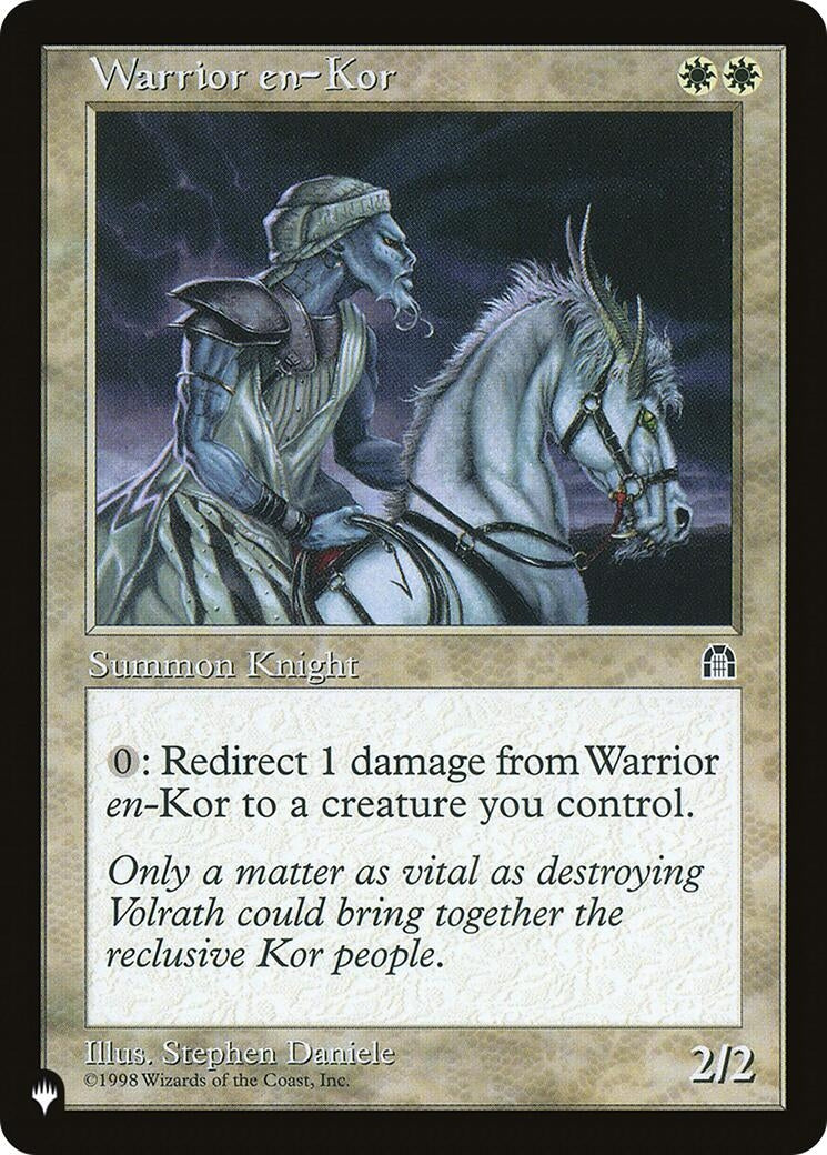 Image for Warrior en-Kor - Magic: The Gathering