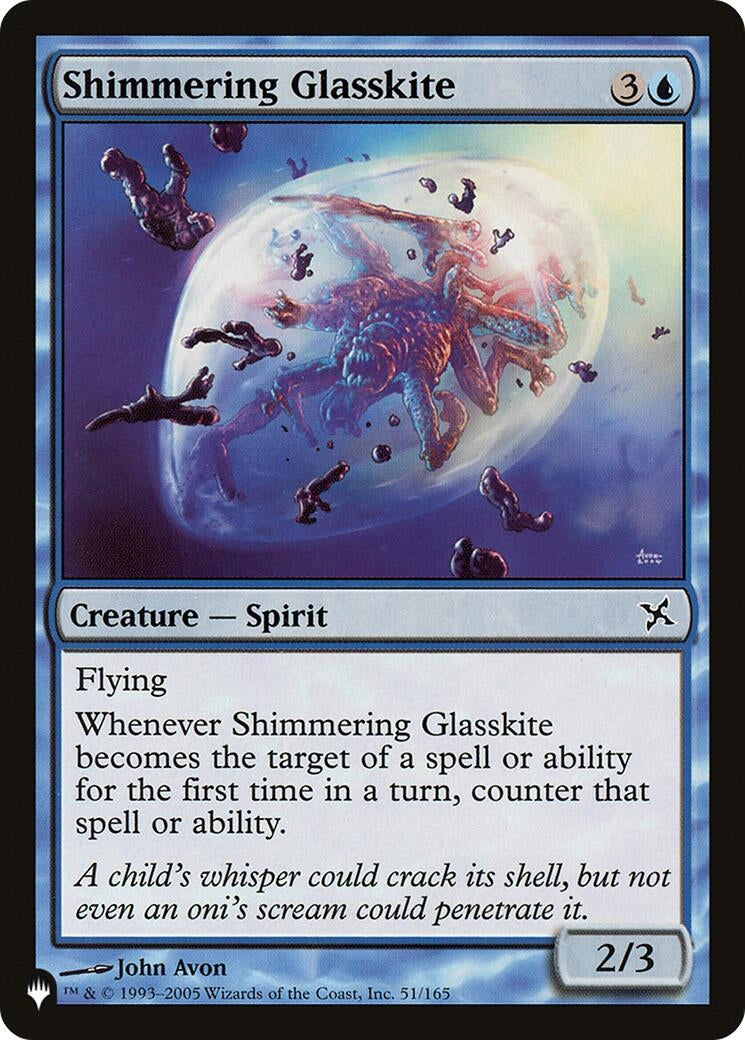Image for Shimmering Glasskite (51/165) - Magic: The Gathering