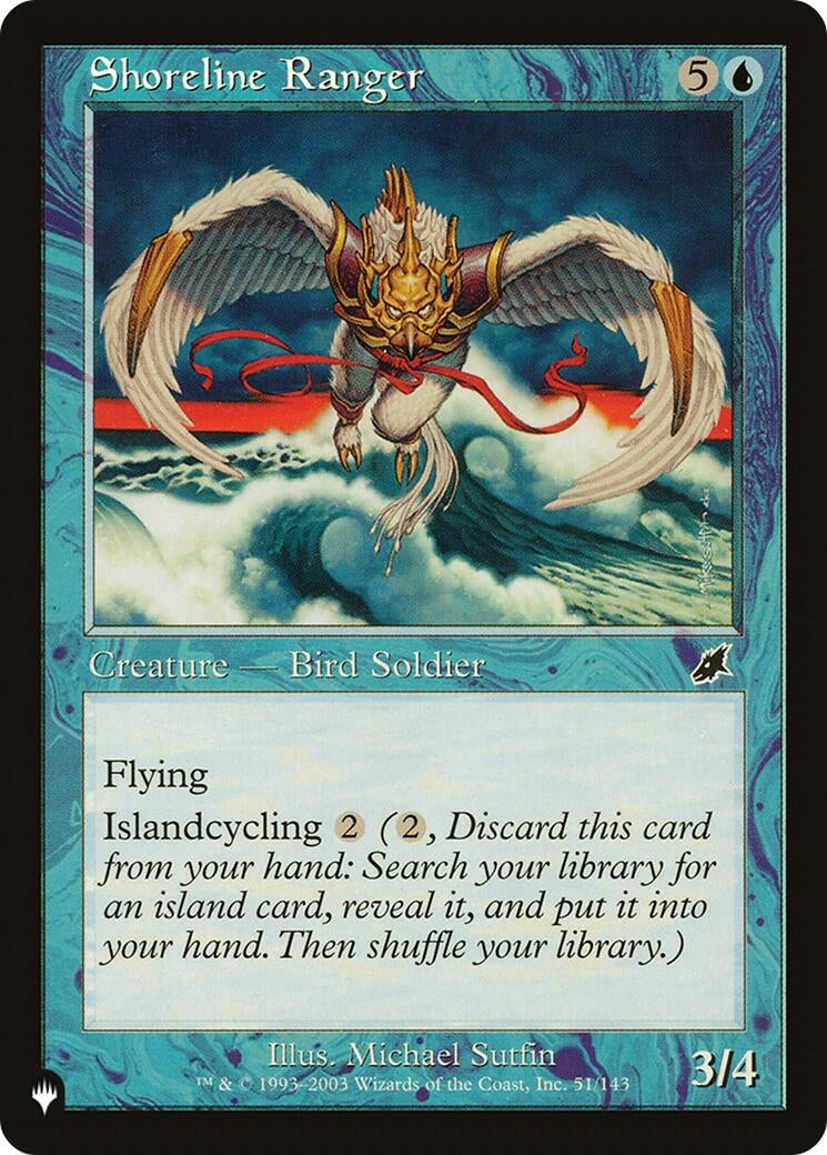 Image for Shoreline Ranger (51/143) (LIST) - Magic: The Gathering