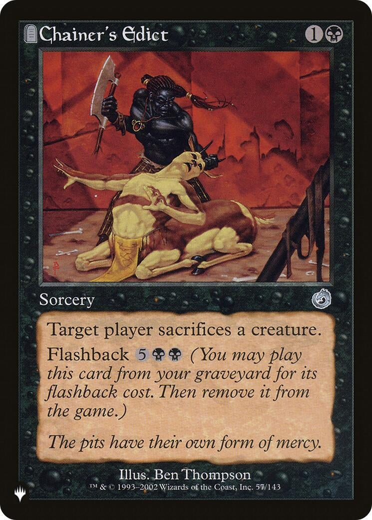 Image for Chainer's Edict (57/143) - Magic: The Gathering