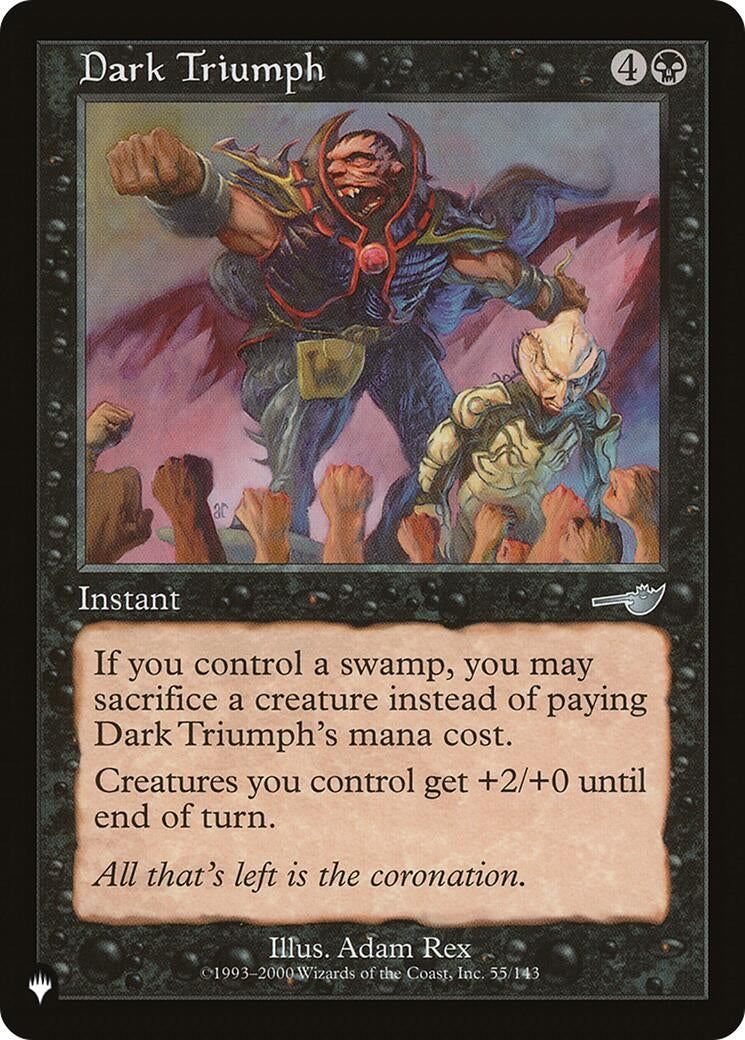 Image for Dark Triumph (55/143) (LIST) - Magic: The Gathering