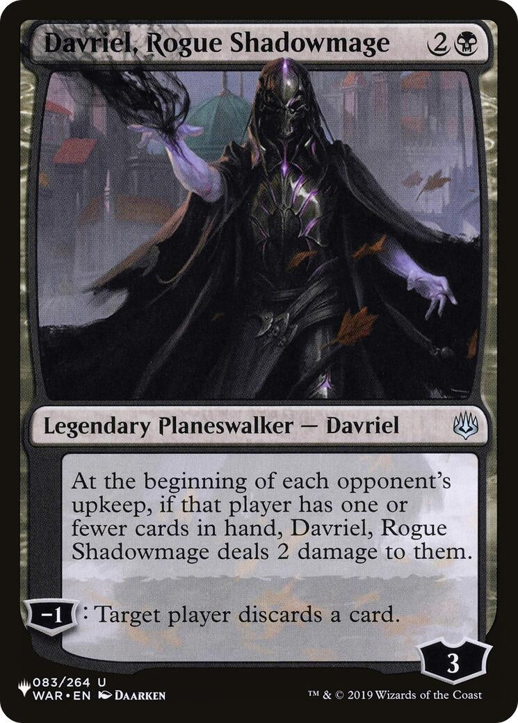 Image for Davriel, Rogue Shadowmage (083/264) - Magic: The Gathering