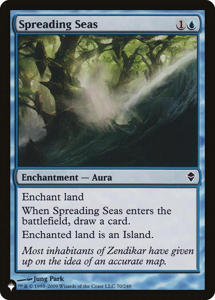 Image for Spreading Seas (70/249) (LIST) - Magic: The Gathering