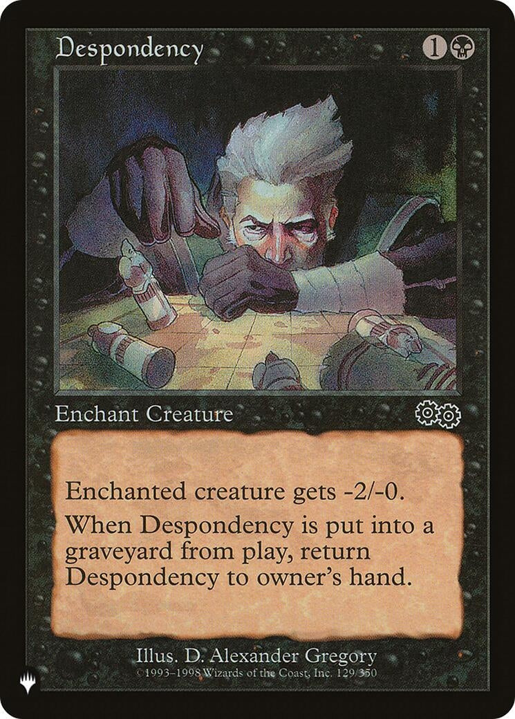 Image for Despondency (129/350) (LIST) - Magic: The Gathering