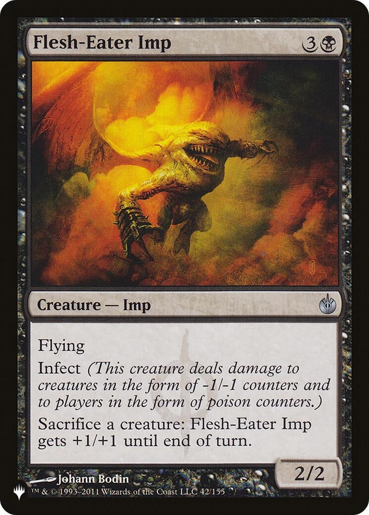 Image for Flesh-Eater Imp (42/155) (LIST) - Magic: The Gathering