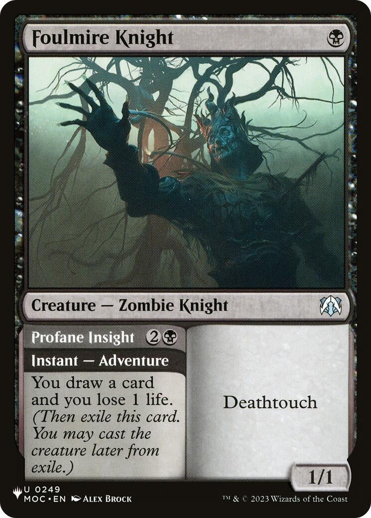 Image for Foulmire Knight (MOC) (0249) - Magic: The Gathering