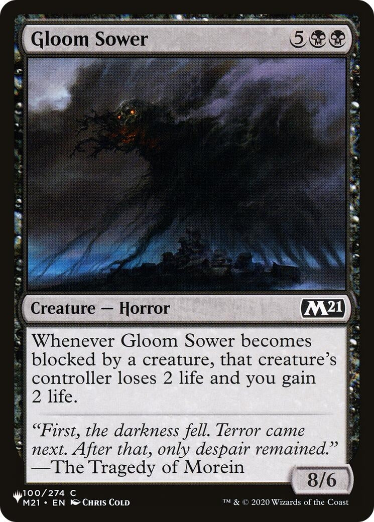 Image for Gloom Sower (100/274) (LIST) - Magic: The Gathering